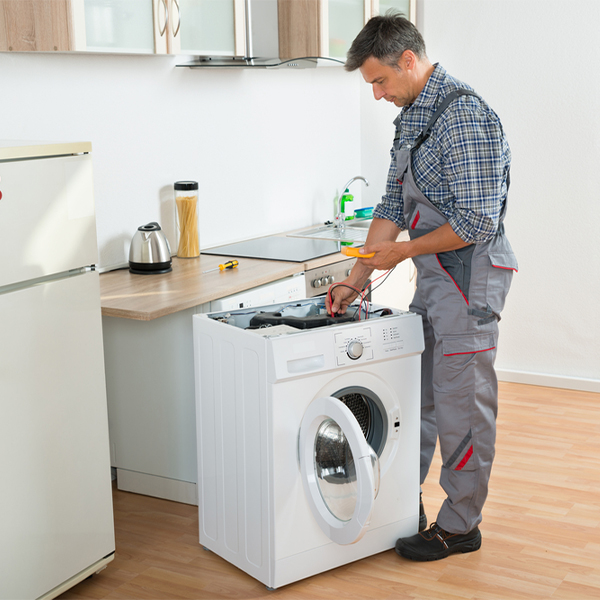 can you walk me through the steps of troubleshooting my washer issue in Thornton Washington